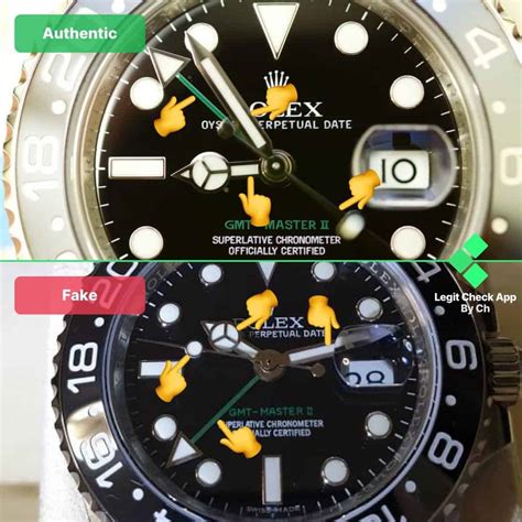 rolex gmt 2018 fake vs original|How To Spot a Fake Rolex .